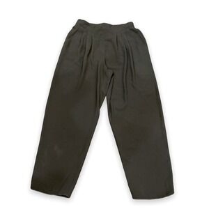 Herman Lange Collection Womens Casual Pants Black SZ.40